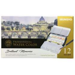 Mungyo - Mungyo Professional Watercolor Brilliant Memories Metalik Renkler 12li