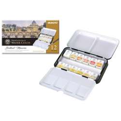 Mungyo - Mungyo Professional Watercolor Brilliant Memories Metalik Renkler 12li (1)