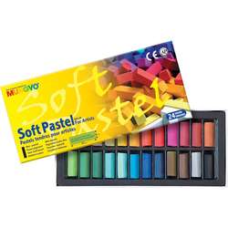 Mungyo - Mungyo Soft Pastel 24lü Set Yarım Boy