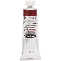 Mussini - Mussini 35ml Yağlı Boya Seri:1 No:647 Pompeian Red