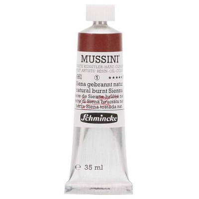 Mussini 35ml Yağlı Boya Seri:1 No:661 Naturel Burnt Sienna