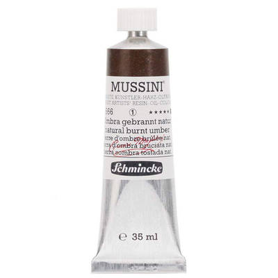 Mussini 35ml Yağlı Boya Seri:1 No:666 Naturel Burnt Umber