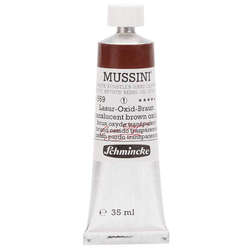 Mussini - Mussini 35ml Yağlı Boya Seri:1 No:669 Translucent Brown Oxide