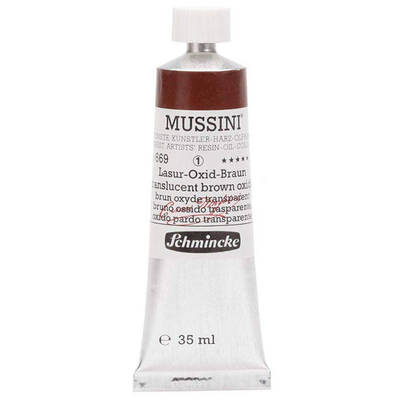 Mussini 35ml Yağlı Boya Seri:1 No:669 Translucent Brown Oxide