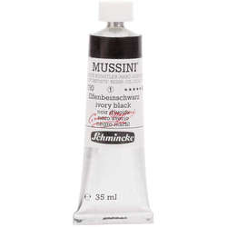 Mussini - Mussini 35ml Yağlı Boya Seri:1 No:780 Ivory Black