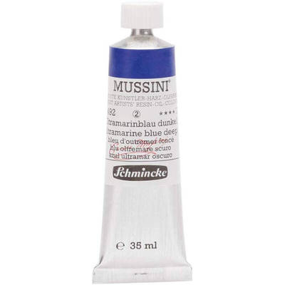 Mussini 35ml Yağlı Boya Seri:2 No:492 Ultramarine Blue Deep