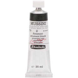 Mussini - Mussini 35ml Yağlı Boya Seri:2 No:779 Atrament Black