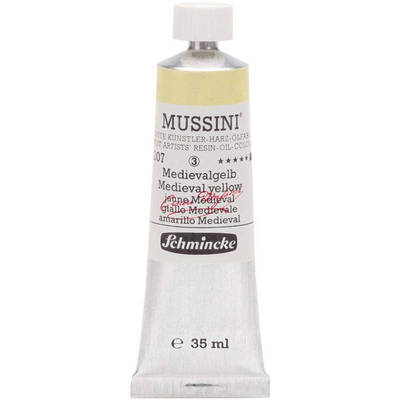 Mussini 35ml Yağlı Boya Seri:3 No:207 Medieval Yellow