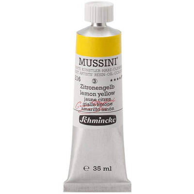 Mussini 35ml Yağlı Boya Seri:3 No:216 Lemon Yellow