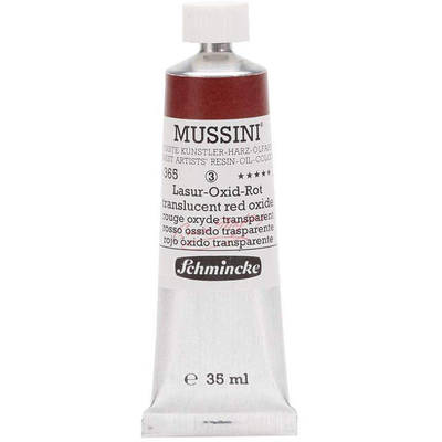 Mussini 35ml Yağlı Boya Seri:3 No:365 Translucent Red Oxide