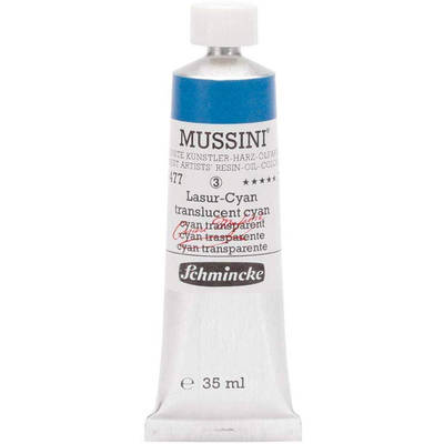 Mussini 35ml Yağlı Boya Seri:3 No:477 Translucent Cyan