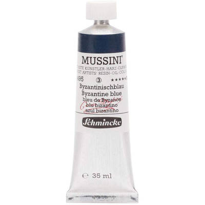 Mussini 35ml Yağlı Boya Seri:3 No:495 Byzantine Blue