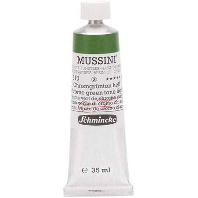 Mussini 35ml Yağlı Boya Seri:3 No:510 Chrome Green Tone Light