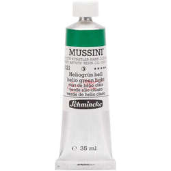 Mussini - Mussini 35ml Yağlı Boya Seri:3 No:521 Helio Green Light