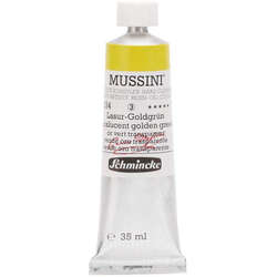 Mussini - Mussini 35ml Yağlı Boya Seri:3 No:534 Translucent Golden Green