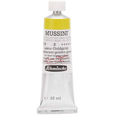 Mussini 35ml Yağlı Boya Seri:3 No:534 Translucent Golden Green