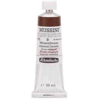 Mussini 35ml Yağlı Boya Seri:3 No:672 Mineral Brown