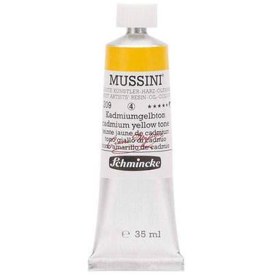 Mussini 35ml Yağlı Boya Seri:4 No:209 Cadmium Yellow Tone