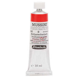 Mussini - Mussini 35ml Yağlı Boya Seri:4 No:340 Brilliant Scarlet