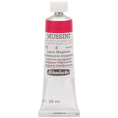 Mussini 35ml Yağlı Boya Seri:4 No:363 Translucent Magenta