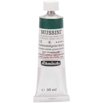 Mussini 35ml Yağlı Boya Seri:4 No:512 Chromium Oxide Green Brilliant