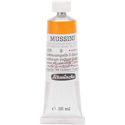 Mussini 35ml Yağlı Boya Seri:5 No:229 Cadmium Yellow 3 Deep