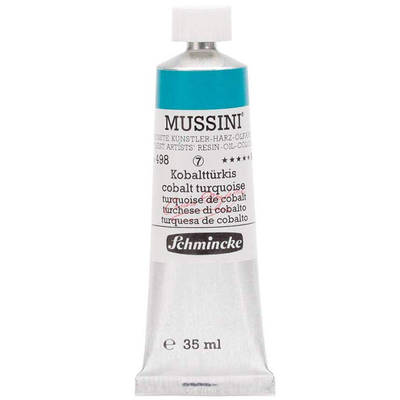 Mussini 35ml Yağlı Boya Seri:7 No:498 Cobalt Turquoise