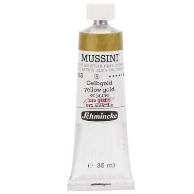 Mussini 35ml Yağlı Boya Seri:5 No:863 Yellow Gold