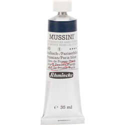 Mussini - Mussini 35ml Yağlı Boya Seri:1 No:490 Prussian Paris Blue