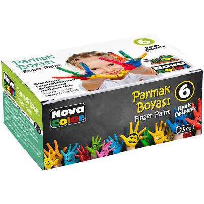 Nova Color Parmak Boyası 25ml 6lı NC-138