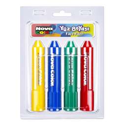 Nova Color - Nova Color Yüz Boyama Kalemi 4lü NC-209