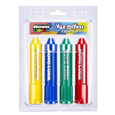 Nova Color Yüz Boyama Kalemi 4lü NC-209