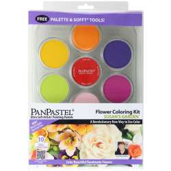 PanPastel - PanPastel Boya Seti 10lu Flower Coloring Kit 1