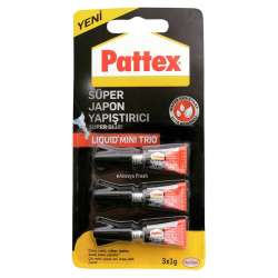 Pattex - Pattex Süper Japon Yapıştırıcısı 3x1g