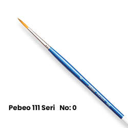 Pebeo - Pebeo 111 Seri Yuvarlak Uçlu Fırça No 0