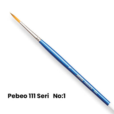Pebeo 111 Seri Yuvarlak Uçlu Fırça No 1