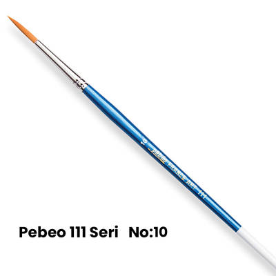 Pebeo 111 Seri Yuvarlak Uçlu Fırça No 10