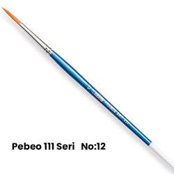 Pebeo - Pebeo 111 Seri Yuvarlak Uçlu Fırça No 12