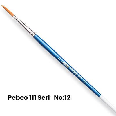 Pebeo 111 Seri Yuvarlak Uçlu Fırça No 12