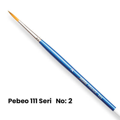 Pebeo 111 Seri Yuvarlak Uçlu Fırça No 2
