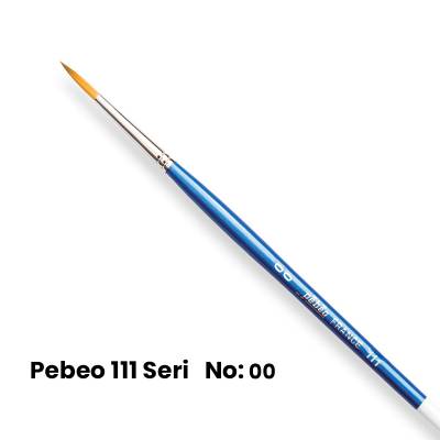 Pebeo 111 Seri Yuvarlak Uçlu Fırça No 2/0