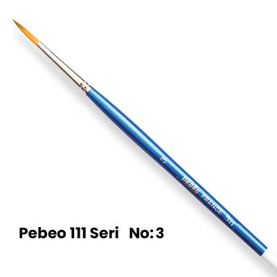 Pebeo 111 Seri Yuvarlak Uçlu Fırça No 3