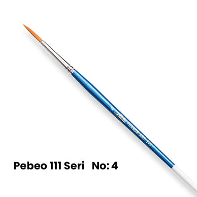 Pebeo 111 Seri Yuvarlak Uçlu Fırça No 4