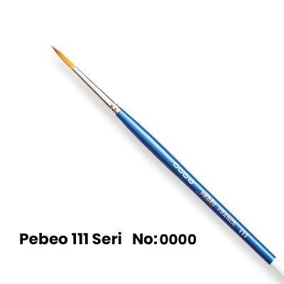 Pebeo 111 Seri Yuvarlak Uçlu Fırça No 4/0
