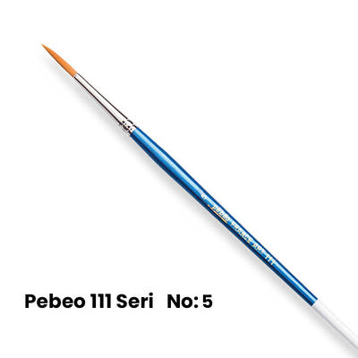 Pebeo 111 Seri Yuvarlak Uçlu Fırça No 5