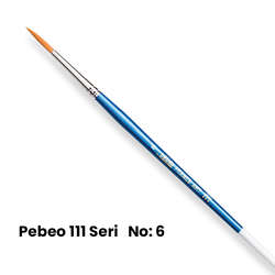 Pebeo - Pebeo 111 Seri Yuvarlak Uçlu Fırça No 6