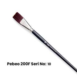 Pebeo - Pebeo 200F Seri Sentetik Kıl Fırça No 10