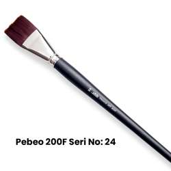 Pebeo - Pebeo 200F Seri Sentetik Kıl Fırça No 24