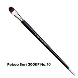 Pebeo - Pebeo 200KF Seri Sentetik Kedi Dili Fırça No 10