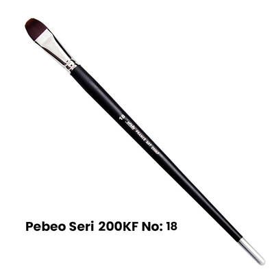 Pebeo 200KF Seri Sentetik Kedi Dili Fırça No 18